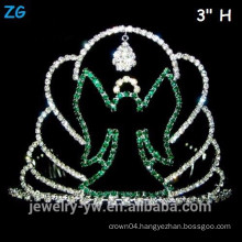 Wholesale Green Crystal Scary Halloween Ghost Crown